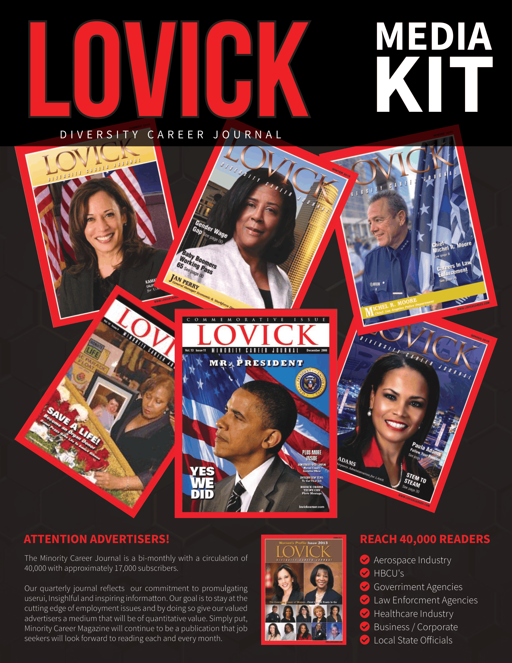 Lovick Diversity Career Journal Media Kit